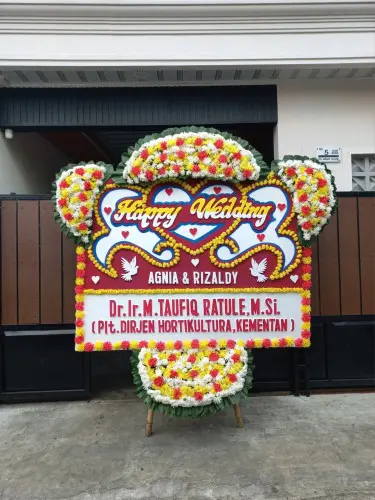 Papan Bunga Pernikahan pasir jaya
