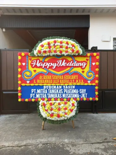 Papan Bunga Pernikahan pasir jaya