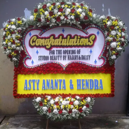 Papan Bunga Opening pasir jaya