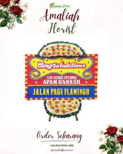 Bunga Papan Congratulation pasir jaya